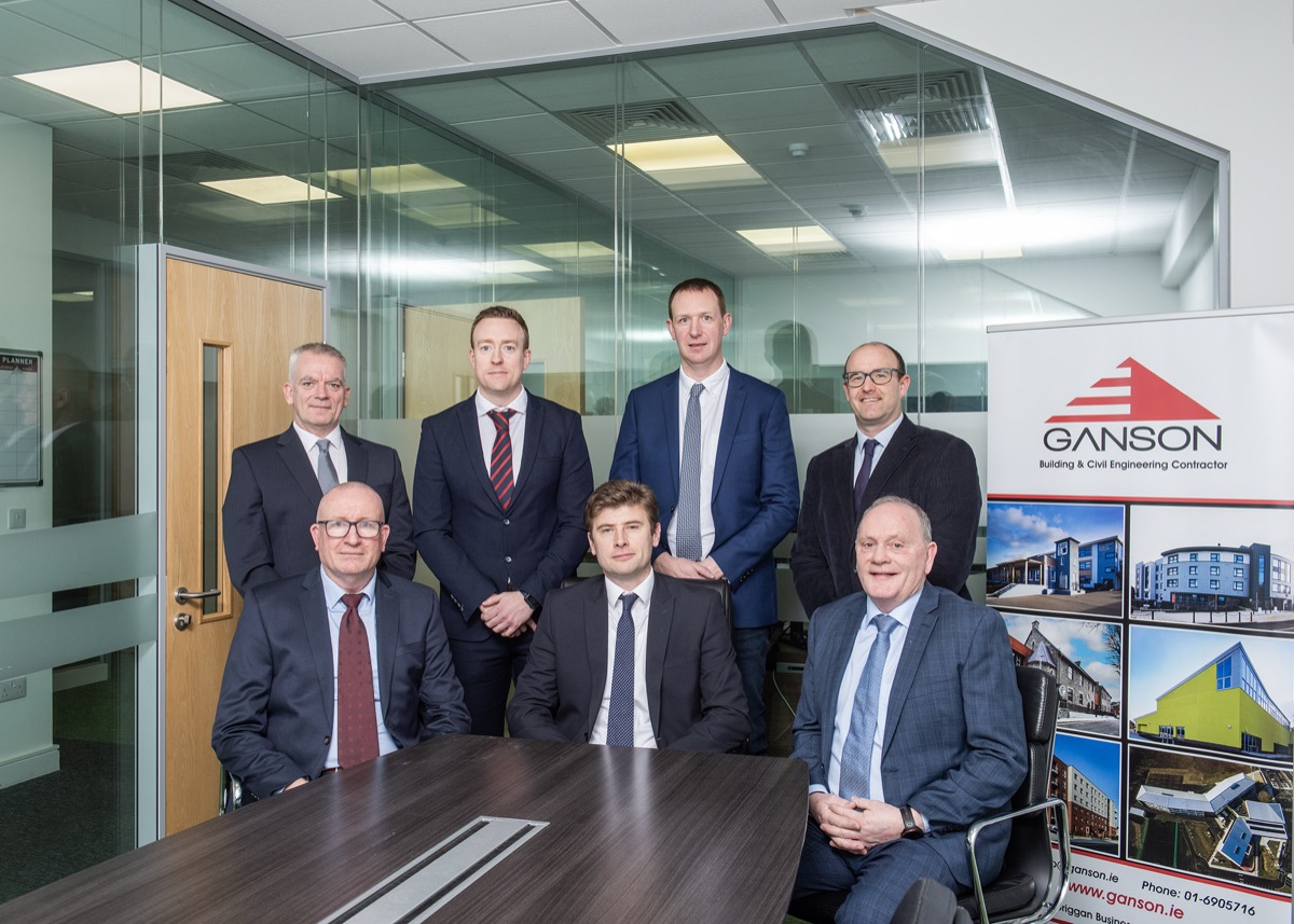 Ganson construction team on site