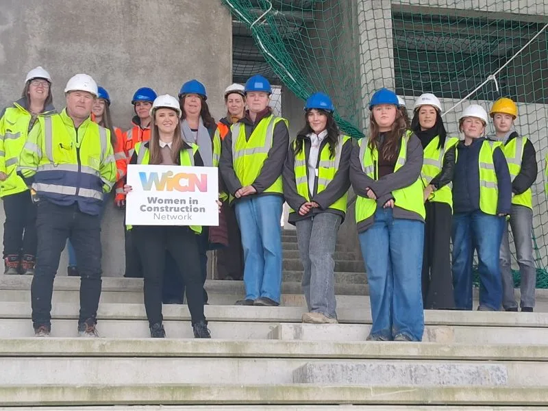 Women in Construction Site Visit at Louth Stadium